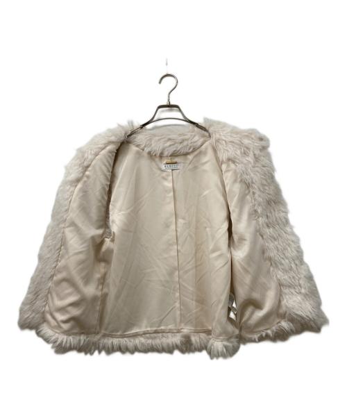 Snidel（スナイデル）Snidel (スナイデル) バリエフェイクファージレ ホワイト サイズ:SIZE 1の古着・服飾アイテム