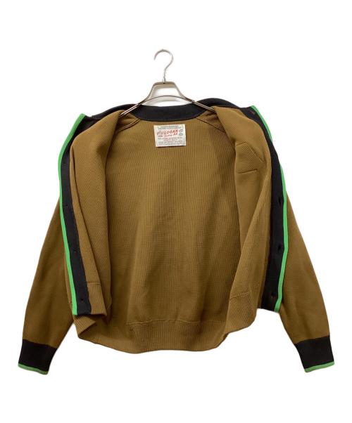LOGAN（ローガン）LOGAN (ローガン) CITYSHOP (シティショップ) 別注 PY ニットカーディガン ブラウン サイズ:Fの古着・服飾アイテム