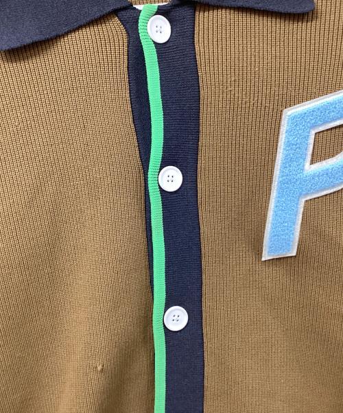 LOGAN（ローガン）LOGAN (ローガン) CITYSHOP (シティショップ) 別注 PY ニットカーディガン ブラウン サイズ:Fの古着・服飾アイテム