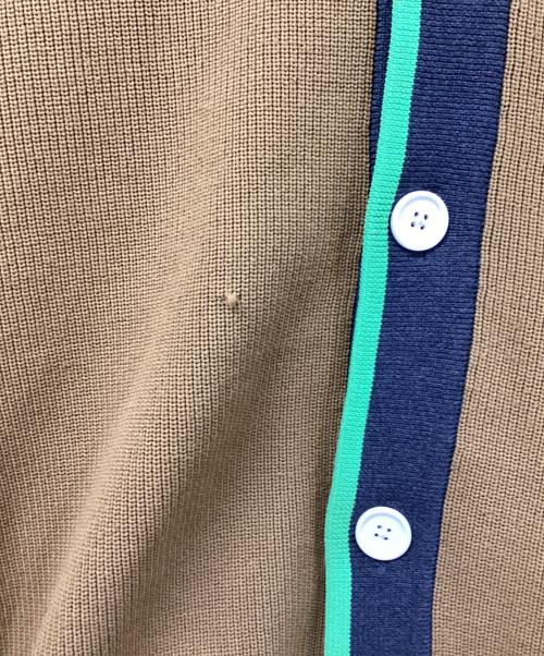 LOGAN（ローガン）LOGAN (ローガン) CITYSHOP (シティショップ) 別注 PY ニットカーディガン ブラウン サイズ:Fの古着・服飾アイテム