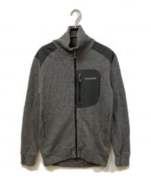 mont-bell（モンベル）の古着「ミッテルレギフルジップセーター」｜グレー