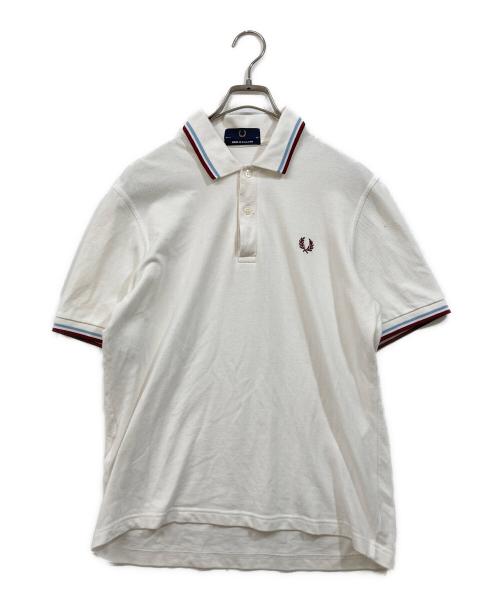 FRED PERRY（フレッドペリー）FRED PERRY (フレッドペリー) ポロシャツ ホワイト サイズ:40の古着・服飾アイテム