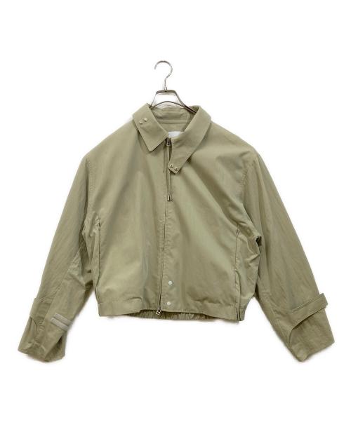 hatra（ハトラ）hatra (ハトラ) swing top jacket 黄緑 サイズ:2の古着・服飾アイテム