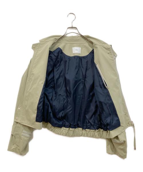 hatra（ハトラ）hatra (ハトラ) swing top jacket 黄緑 サイズ:2の古着・服飾アイテム