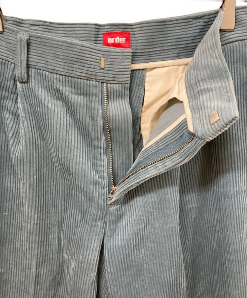 order（オーダー）order (オーダー) コーデュロイパンツ スカイブルー サイズ:SIZE Sの古着・服飾アイテム