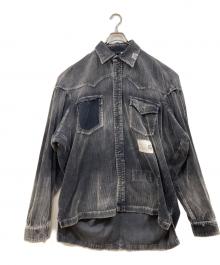 Maison MIHARA YASUHIRO（メゾン ミハラ ヤスヒロ）の古着「エイジ コーデュロイ シャツ / AGED CORDUROY SHIRTS」｜グレー