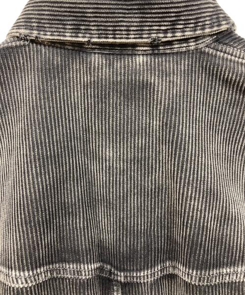 Maison MIHARA YASUHIRO（メゾン ミハラ ヤスヒロ）Maison MIHARA YASUHIRO (メゾン ミハラ ヤスヒロ) エイジ コーデュロイ シャツ / AGED CORDUROY SHIRTS グレー サイズ:48の古着・服飾アイテム
