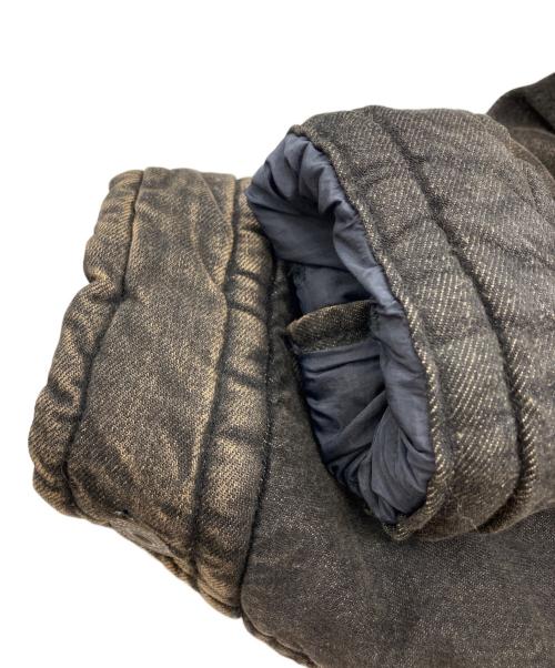 Maison MIHARA YASUHIRO（メゾン ミハラ ヤスヒロ）Maison MIHARA YASUHIRO (メゾン ミハラ ヤスヒロ) PUFFER DENIM JACKET ブラウン サイズ:48の古着・服飾アイテム