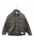 Maison MIHARA YASUHIRO（メゾン ミハラ ヤスヒロ）の古着「PUFFER DENIM JACKET」｜ブラウン