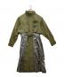 TOGA VIRILIS（トーガ ビリリース）の古着「Polyester ox long coat」｜黄緑