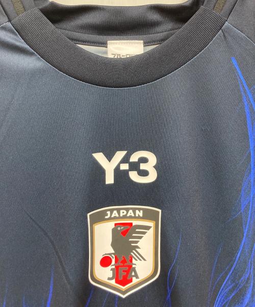adidas（アディダス）adidas (アディダス) ブルーロック (ブルーロック) Y-3 (ワイスリー) コラボホームレプリカユニフォーム/日本代表ユニフォームカスタマイズ 糸師 凛 ブルー サイズ:SIZE XLの古着・服飾アイテム