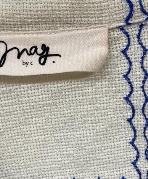 ROSE BUD（ローズバッド）ROSE BUD (ローズバッド) EMBROIDERY L/S SHIRT ベージュ サイズ:	SIZE 1の古着・服飾アイテム