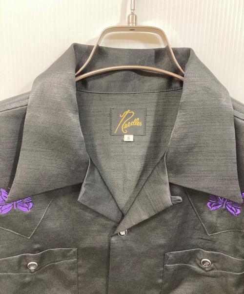Needles（ニードルズ）Needles (ニードルズ) S/S Cowboy One-Up Shirt ブラック サイズ:	SIZE Sの古着・服飾アイテム