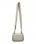 JIMMY CHOO (ジミーチュウ) スタッズショルダーバッグ ホワイト：25000円