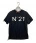 N°21（ヌメロヴェントゥーノ）の古着「ロゴプリントTシャツ」｜ブラック