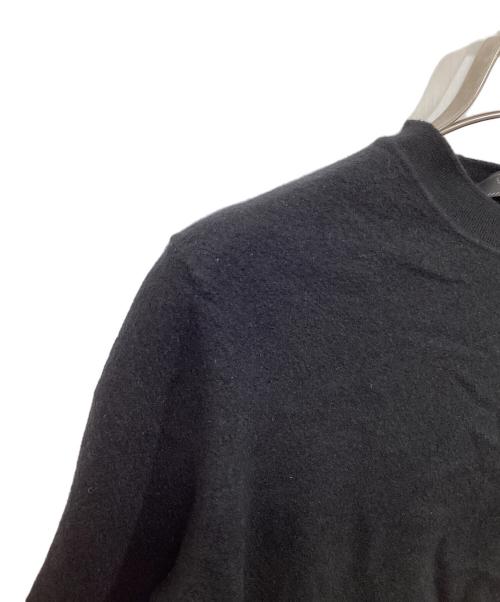 PRADA（プラダ）PRADA (プラダ) ロゴウール長袖ニット ブラック サイズ:SIZE 54の古着・服飾アイテム