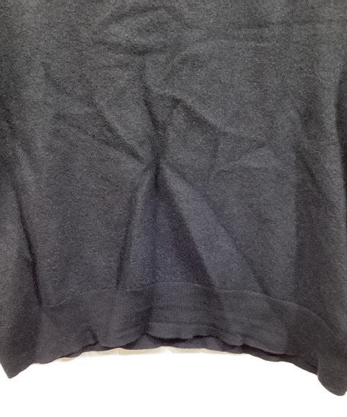 PRADA（プラダ）PRADA (プラダ) ロゴウール長袖ニット ブラック サイズ:SIZE 54の古着・服飾アイテム