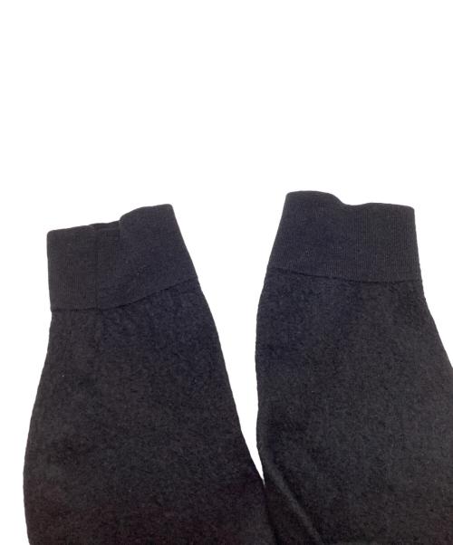PRADA（プラダ）PRADA (プラダ) ロゴウール長袖ニット ブラック サイズ:SIZE 54の古着・服飾アイテム
