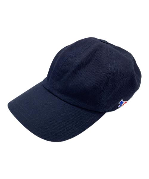 maison kitsune（メゾンキツネ）maison kitsune (メゾンキツネ) トリコロールフォックスキャップ ネイビーの古着・服飾アイテム
