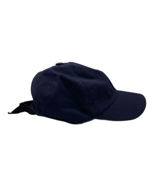 maison kitsune（メゾンキツネ）maison kitsune (メゾンキツネ) トリコロールフォックスキャップ ネイビーの古着・服飾アイテム
