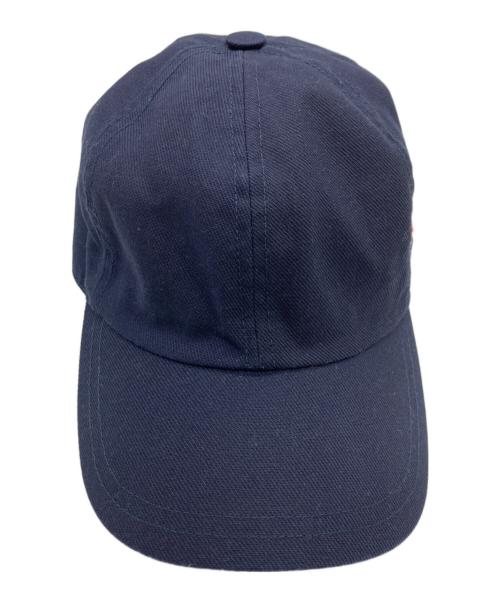 maison kitsune（メゾンキツネ）maison kitsune (メゾンキツネ) トリコロールフォックスキャップ ネイビーの古着・服飾アイテム