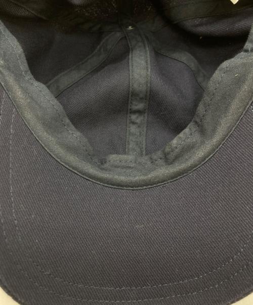 maison kitsune（メゾンキツネ）maison kitsune (メゾンキツネ) トリコロールフォックスキャップ ネイビーの古着・服飾アイテム