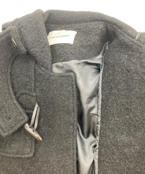 LOW CLASSIC（ロウクラシック）LOW CLASSIC (ロウクラシック) ダッフルコート ブラック サイズ:SIZE Sの古着・服飾アイテム
