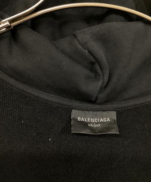 BALENCIAGA（バレンシアガ）BALENCIAGA (バレンシアガ) Vintage Small Zip-up Hoodie ブラック サイズ:SIZE Mの古着・服飾アイテム