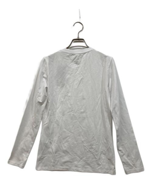 ARMANI EXCHANGE（アルマーニ エクスチェンジ）ARMANI EXCHANGE (アルマーニ エクスチェンジ) ロゴカットソー ホワイト サイズ:Sの古着・服飾アイテム