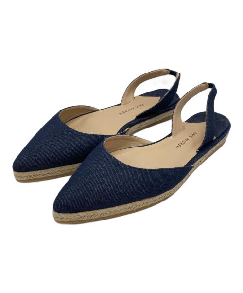 PAUL ANDREW（ポール アンドリュー）PAUL ANDREW (ポール アンドリュー) デニムサンダル インディゴ サイズ:SIZE 36 1/2の古着・服飾アイテム