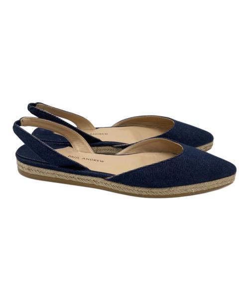 PAUL ANDREW（ポール アンドリュー）PAUL ANDREW (ポール アンドリュー) デニムサンダル インディゴ サイズ:SIZE 36 1/2の古着・服飾アイテム
