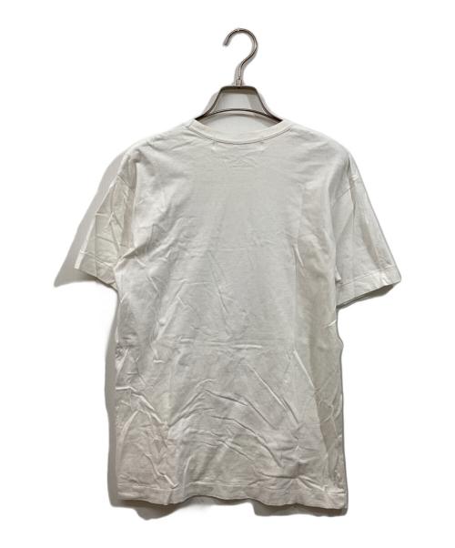 PLAY COMME des GARCONS（プレイコムデギャルソン）PLAY COMME des GARCONS (プレイコムデギャルソン) ハートワッペンTシャツ ホワイト サイズ:SIZE Mの古着・服飾アイテム