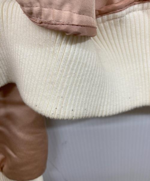 verybrain（ベリーブレイン）Verybrain (ベリーブレイン) 刺繍ブルゾン ピンク サイズ:SIZE Mの古着・服飾アイテム