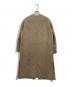 DEUXIEME CLASSE (ドゥーズィエム クラス) リバーロングノーカラーコート ベージュ サイズ:SIZE 36：14000円