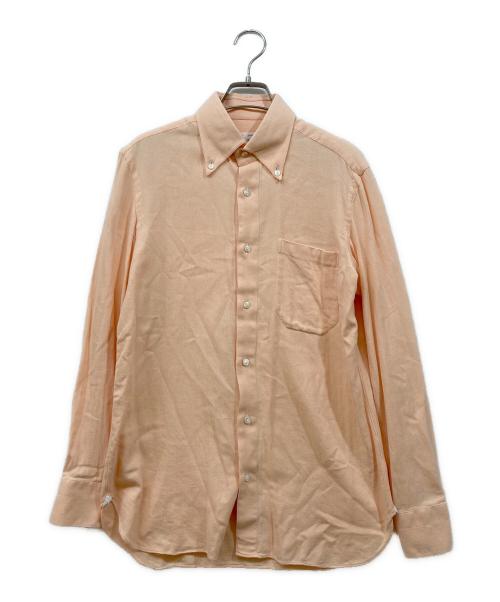 BORRELLI（ボレッリ）BORRELLI (ボレッリ) ボタンダウンシャツ オレンジ サイズ:38の古着・服飾アイテム