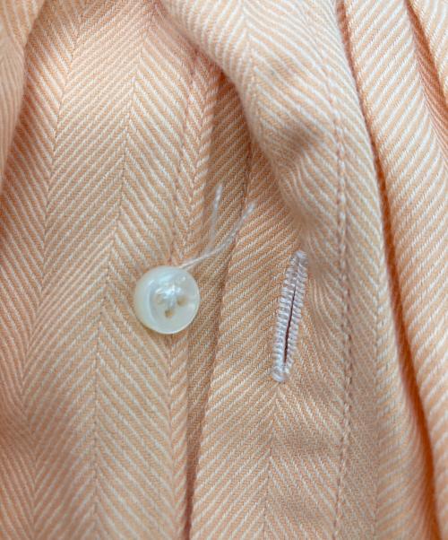 BORRELLI（ボレッリ）BORRELLI (ボレッリ) ボタンダウンシャツ オレンジ サイズ:38の古着・服飾アイテム