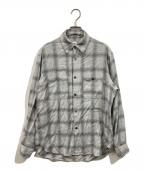Ron Hermanロンハーマン）の古着「Brushed Plaid Work Shirt」｜グレー
