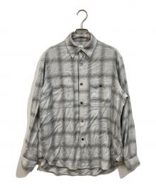 Ron Herman（ロンハーマン）の古着「Brushed Plaid Work Shirt」｜グレー