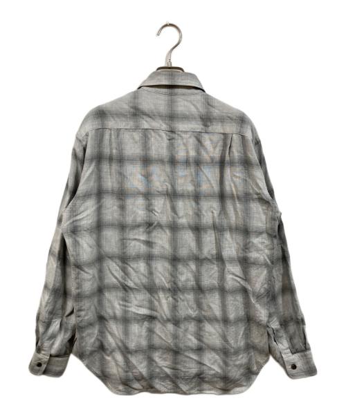 Ron Herman（ロンハーマン）Ron Herman (ロンハーマン) Brushed Plaid Work Shirt グレー サイズ:	SIZE Sの古着・服飾アイテム
