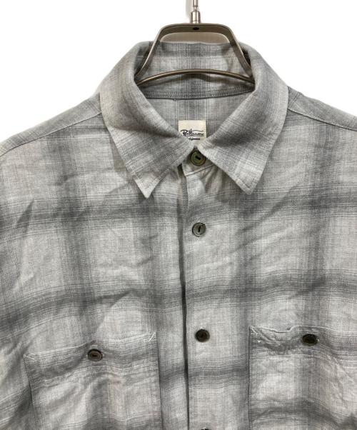 Ron Herman（ロンハーマン）Ron Herman (ロンハーマン) Brushed Plaid Work Shirt グレー サイズ:	SIZE Sの古着・服飾アイテム