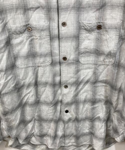 Ron Herman（ロンハーマン）Ron Herman (ロンハーマン) Brushed Plaid Work Shirt グレー サイズ:	SIZE Sの古着・服飾アイテム