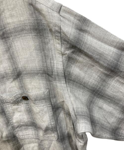 Ron Herman（ロンハーマン）Ron Herman (ロンハーマン) Brushed Plaid Work Shirt グレー サイズ:	SIZE Sの古着・服飾アイテム