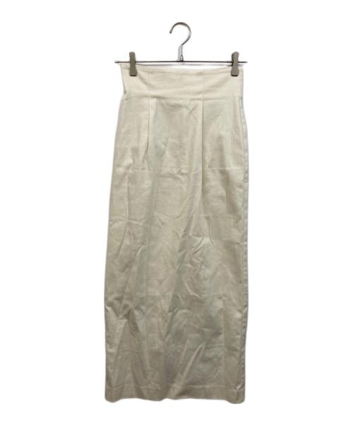 Louren（ローレン）louren (ローレン) highwaist pencil skirt アイボリー サイズ:SIZE Mの古着・服飾アイテム