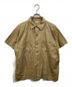 King Koleキングコール）の古着「ヴィンテージ半袖ワークシャツ」｜ベージュ