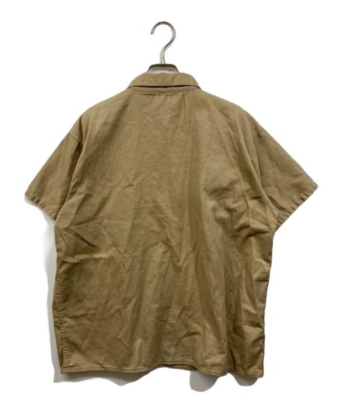 King Kole（キングコール）King Kole (キングコール) ヴィンテージ半袖ワークシャツ ベージュ サイズ:	SIZE Lの古着・服飾アイテム