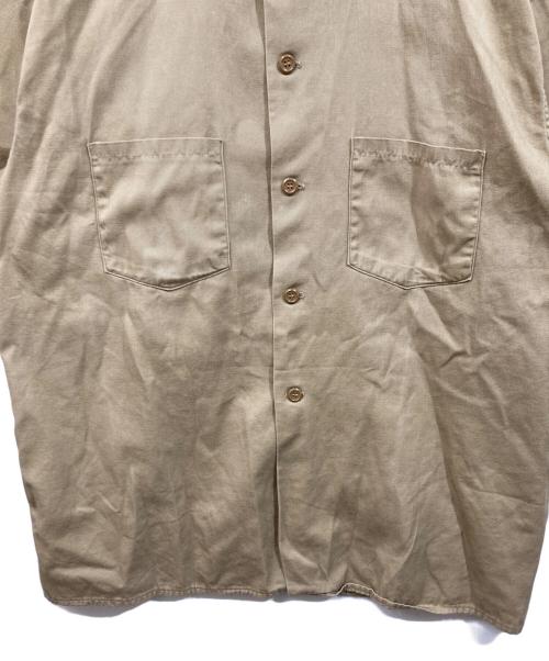 King Kole（キングコール）King Kole (キングコール) ヴィンテージ半袖ワークシャツ ベージュ サイズ:	SIZE Lの古着・服飾アイテム