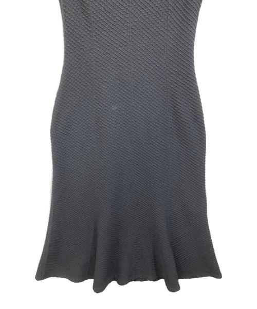 Mame Kurogouchi（マメクロゴウチ）mame kurogouchi (マメクロゴウチ) Shirring Jersey Jacquard Sleeveless Dress ブラック サイズ:	SIZE 2の古着・服飾アイテム