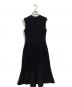 mame kurogouchi (マメクロゴウチ) Shirring Jersey Jacquard Sleeveless Dress ブラック サイズ:	SIZE 2：17000円