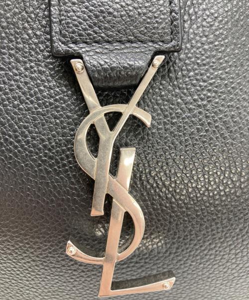 Saint Laurent Paris（サンローランパリ）Saint Laurent Paris (サンローランパリ) YSL カバ ハンドバッグ ブラックの古着・服飾アイテム