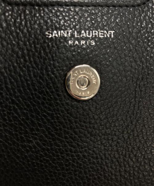 Saint Laurent Paris（サンローランパリ）Saint Laurent Paris (サンローランパリ) YSL カバ ハンドバッグ ブラックの古着・服飾アイテム
